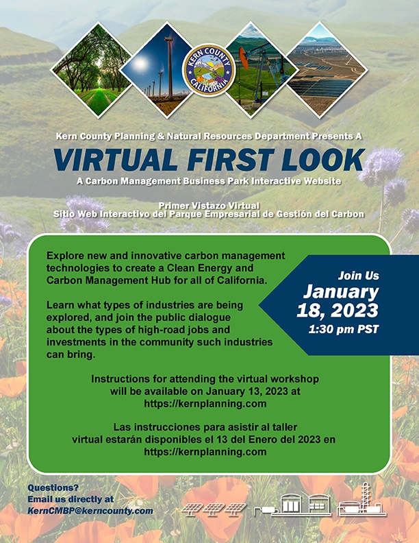 Vision Carbon Management Business Park Kern County Planning